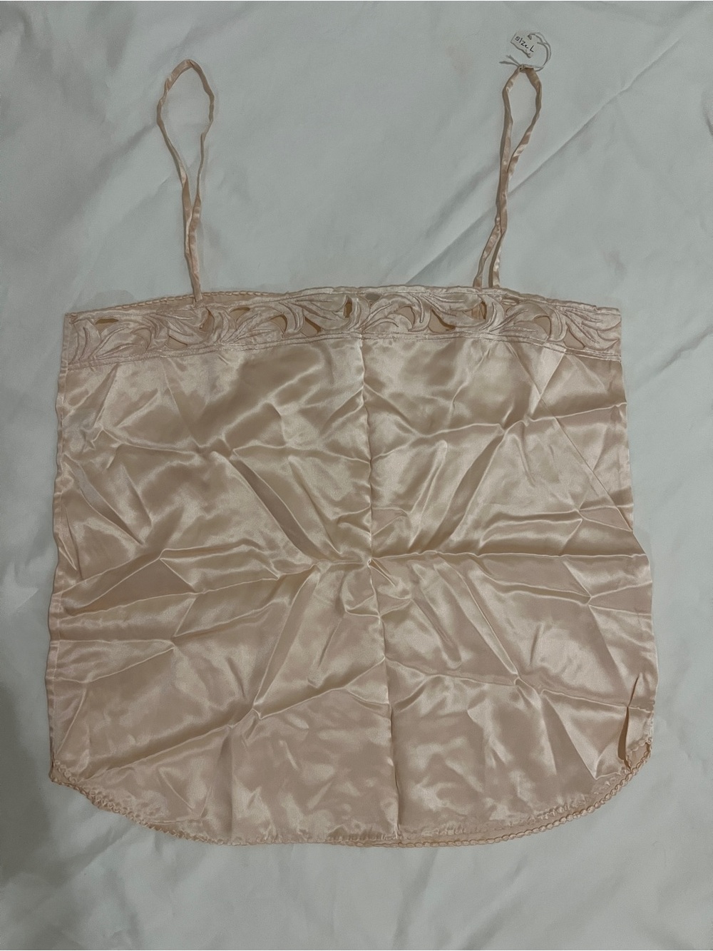 Embroidered Silk Camisole